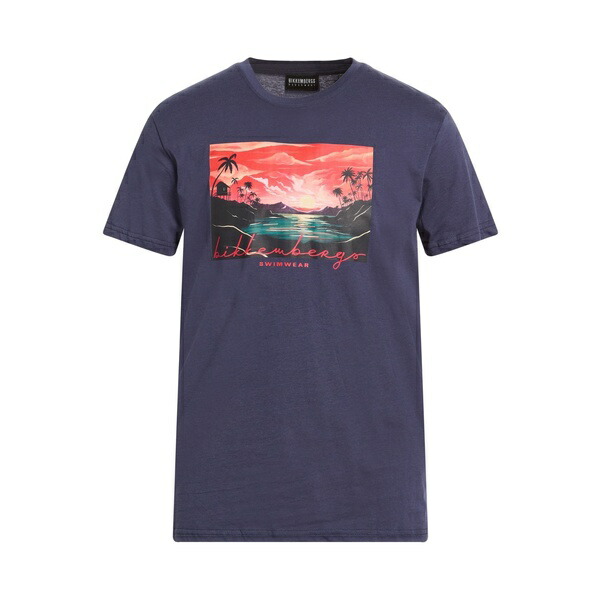 【送料無料】 ビッケンバーグス メンズ Tシャツ トップス T-shirts Blue