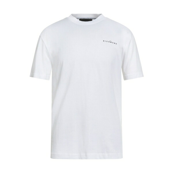 【送料無料】 ジョン リッチモンド メンズ Tシャツ トップス T-shirts White