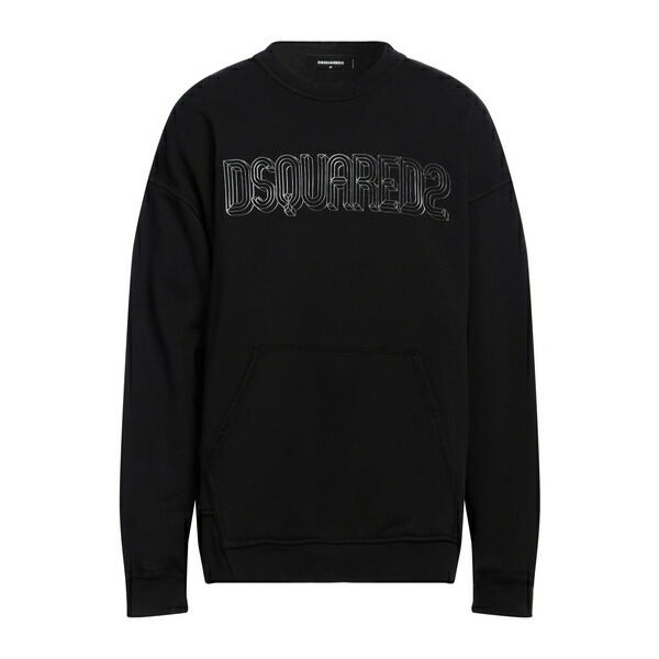【送料無料】 ディースクエアード メンズ パーカー・スウェットシャツ アウター Sweatshirts Black 34,320円
