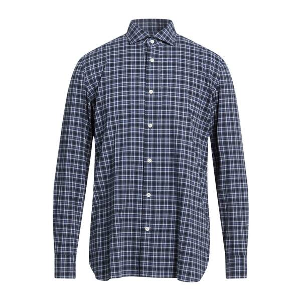 【送料無料】 ジャンパオロ メンズ シャツ トップス Shirts Blue|asty