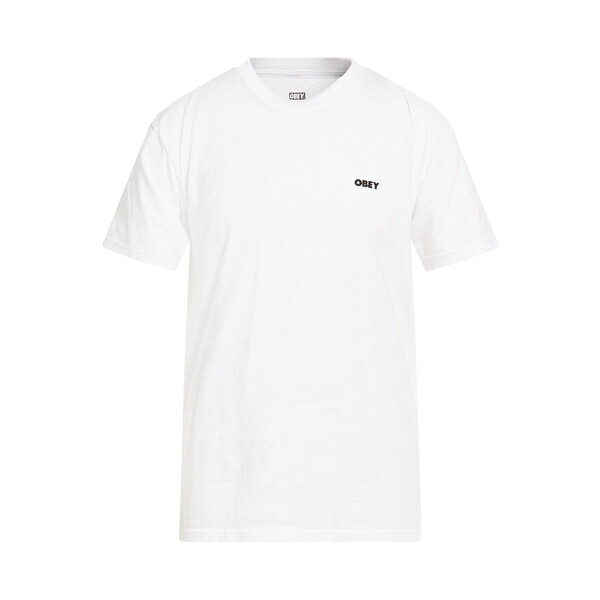 【送料無料】 オベイ メンズ Tシャツ トップス T-shirts White