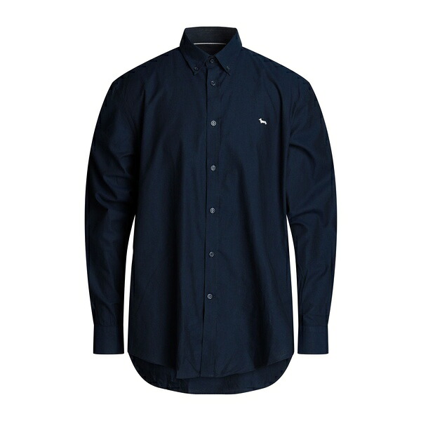 【送料無料】 ハーモント & ブレイン メンズ シャツ トップス Shirts Blue