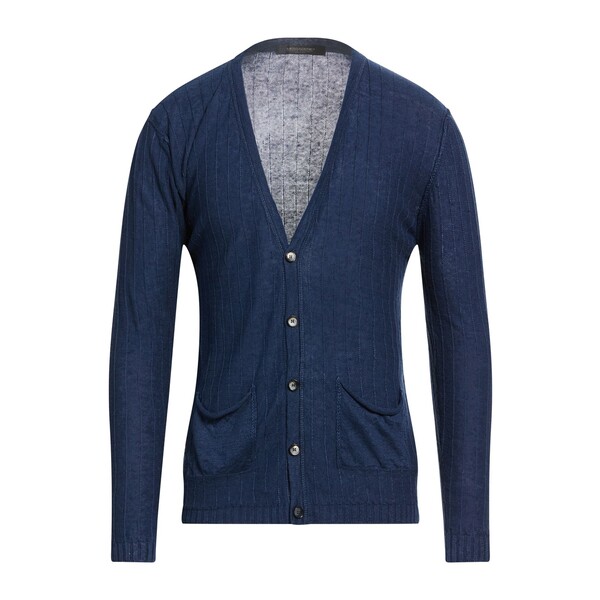 【貨物輸送無料】 メッサジェリエ メンズ ジレー アウター Cardigans Blue
