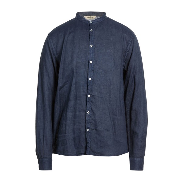 【送料無料】 グランサッソ メンズ シャツ トップス Shirts Blue