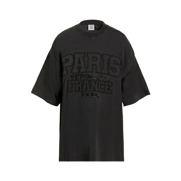 【送料無料】 ヴェトモン メンズ Tシャツ トップス T-shirts Grey