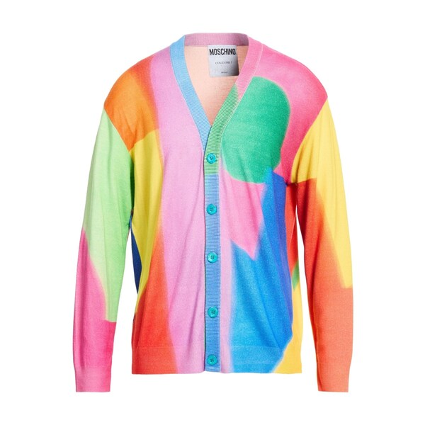 【送料無料】 モスキーノ メンズ カーディガン アウター Cardigans Pink