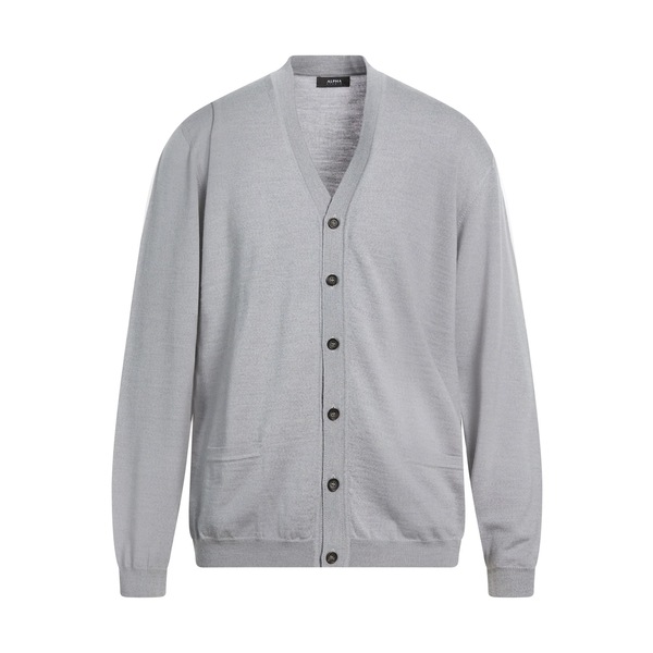 【貨物輸送無料】 アルファス テューディオ メンズ ジレー アウター Cardigans Grey