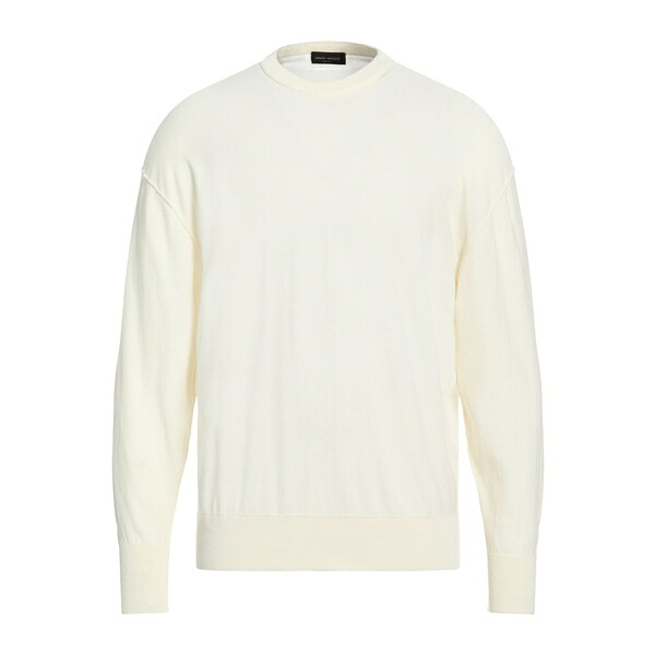 【貨物輸送無料】 ロベルトコリーナ メンズ 編み物\u0026プルオーバー アウター Sweaters White