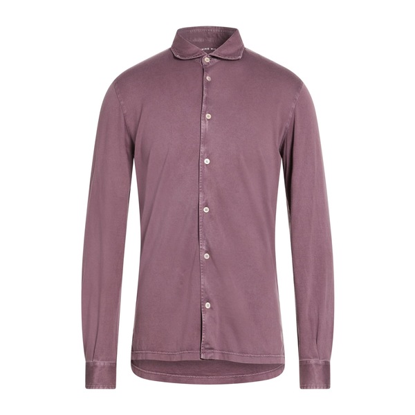 【送料無料】 フェデーリ メンズ シャツ トップス Shirts Purple
