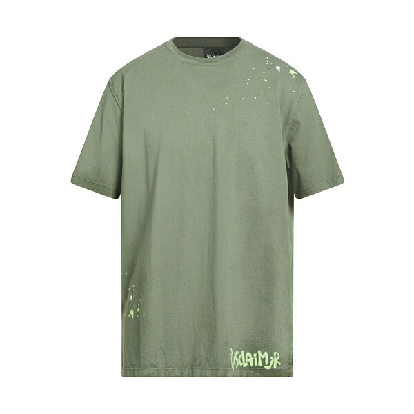 【送料無料】 ディスクレイマー メンズ Tシャツ トップス T-shirts Green