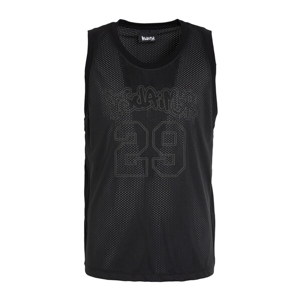 【送料無料】 ディスクレイマー メンズ Tシャツ トップス Tank tops Black