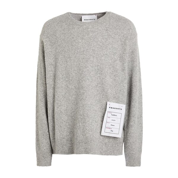 【送料無料】 アマラント メンズ ニット\u0026セーター アウター Sweaters Grey