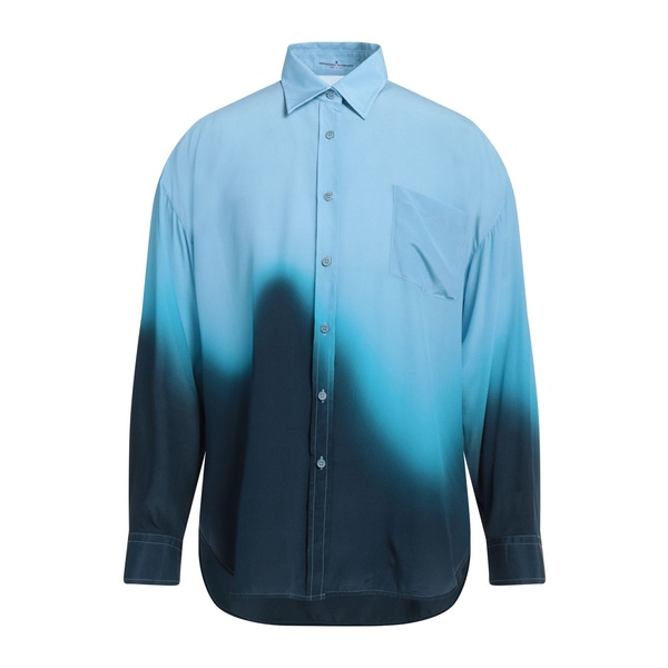 【送料無料】 エルマンノ シェルヴィーノ メンズ シャツ トップス Shirts Azure