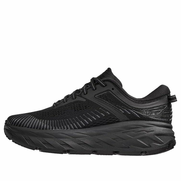 HOKA ONE ONE ホカオネオネ メンズ スニーカー  【HOKA ONE ONE Bondi 7 \u0027Black\u0027 1110518-BBLC】  大いさ US_M_15 靴-スニーカー-メンズ靴