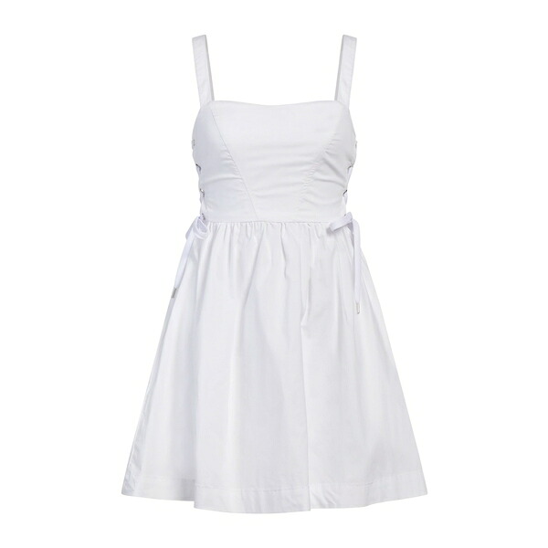 【送料無料】 ピンコ レディース ワンピース トップス Mini dresses White