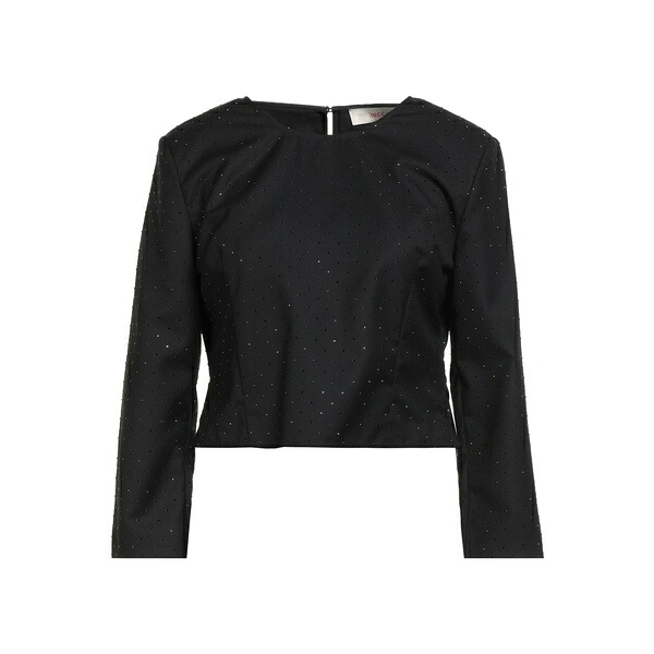 【送料無料】 ユッカ レディース Tシャツ トップス Tops Black