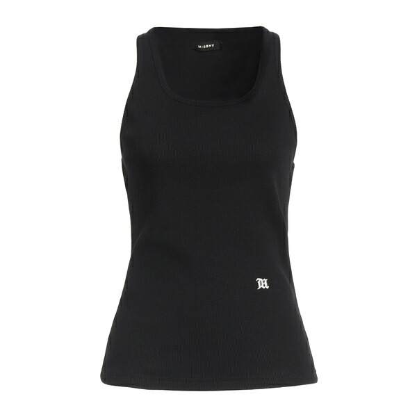 【送料無料】 ミスビヘイブ レディース Tシャツ トップス Tank tops Black