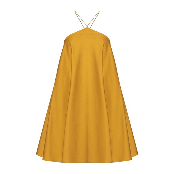 【送料無料】 ジジル レディース ワンピース トップス Mini dresses Yellow