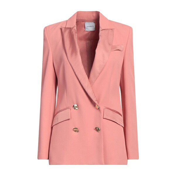 【送料無料】 アナリタエヌ レディース ジャケット＆ブルゾン アウター Blazers Pink