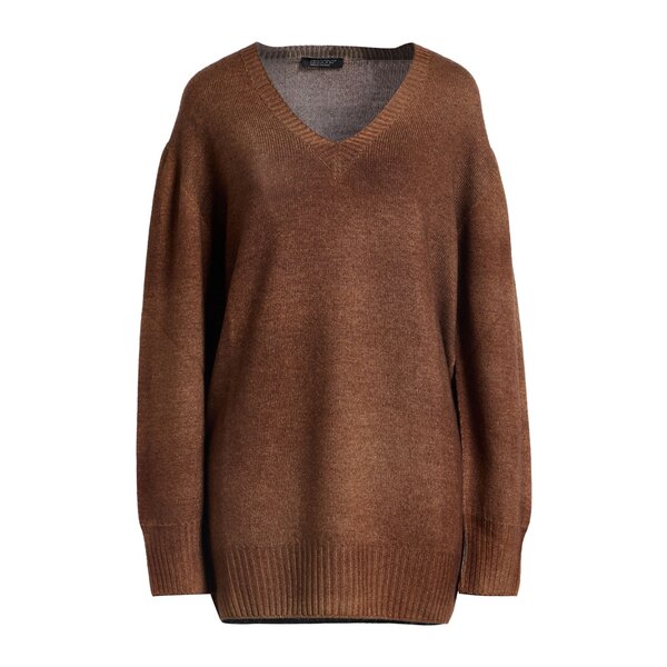 【送料無料】 アラゴナ レディース ニット&セーター アウター Sweaters Brown|asty