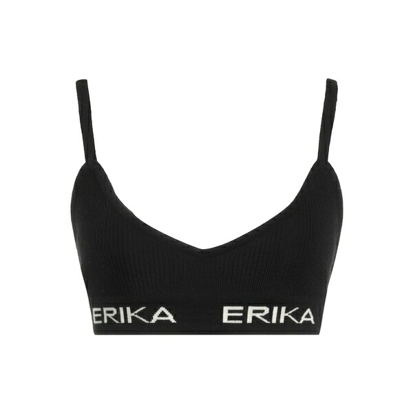 【送料無料】 エリカ・カヴァリーニ レディース Tシャツ トップス Tops Black