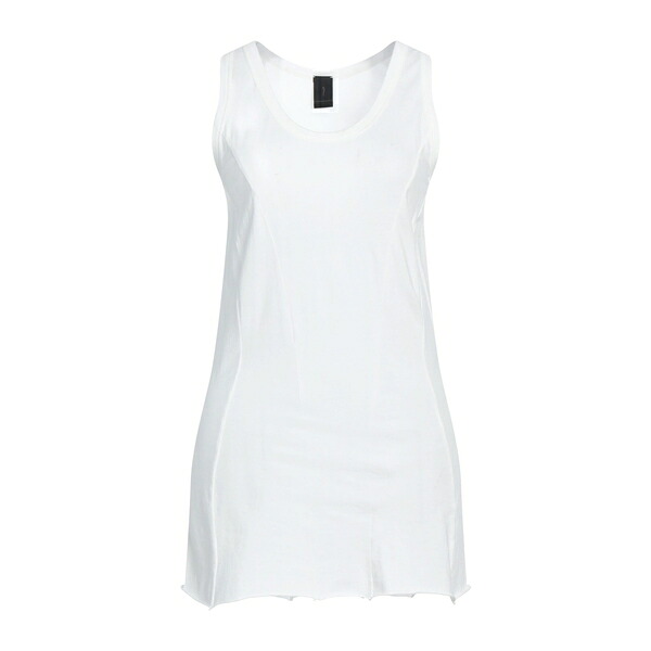 【送料無料】 マスナダ レディース Tシャツ トップス Tank tops White｜asty