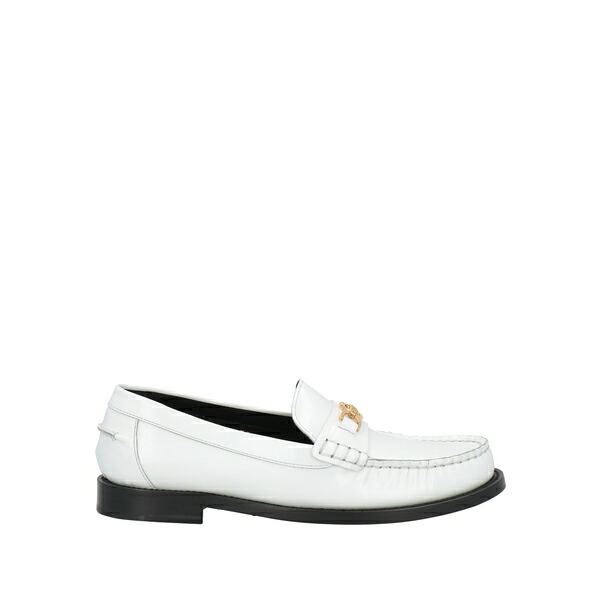 【送料無料】 ヴェルサーチ レディース スリッポン・ローファー シューズ Loafers White 53,280円
