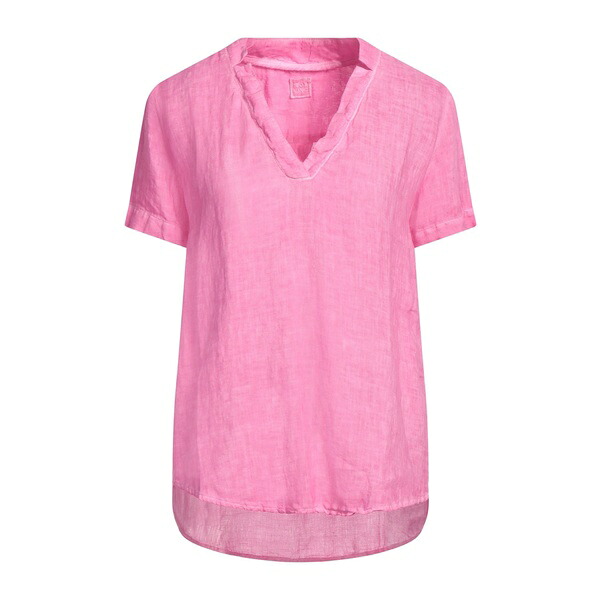 【送料無料】 120%リノ レディース Tシャツ トップス Tops Pink|asty