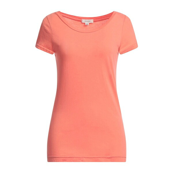 【送料無料】 クロスリー レディース Tシャツ トップス T-shirts Orange
