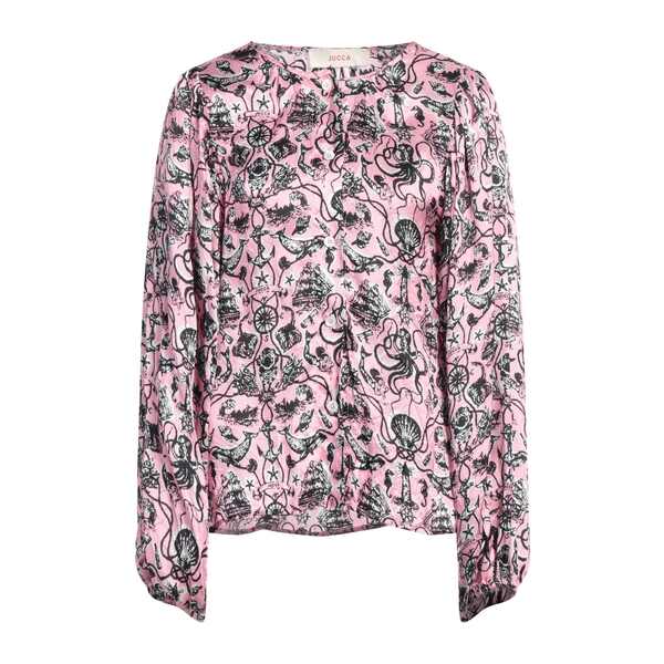 【送料無料】 ユッカ レディース Tシャツ トップス Tops Pink