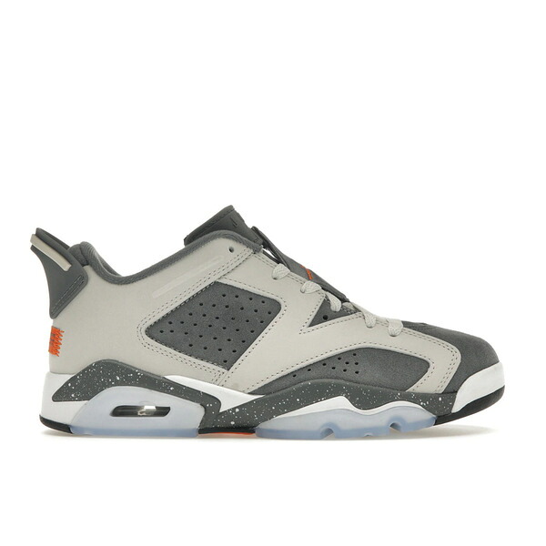 Jordan ジョーダン メンズ スニーカー  【Jordan 6 Retro Low PSG (2023)】  大きさ US_7.5(25.5糎) Light Bone/Magma Orange-Iron Grey-White