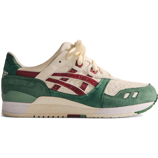 ASICS アシックス メンズ スニーカー  【ASICS Gel-Lyte III Kith Italy】  サイズ US_5(23.0cm) Green/Red/Cream