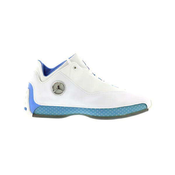 Jordan ジョーダン メンズ スニーカー  【Jordan 18 OG Low Melo】  サイズ US_10.5(28.5cm) White/Chrome - University Blue - Metallic Silver