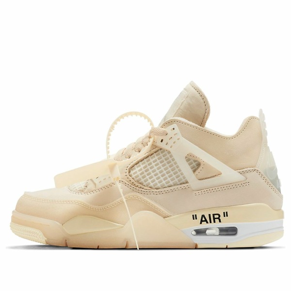 Jordan ジョーダン レディース スニーカー  【(WMNS) Air Jordan 4 x Off-White SP \u0027Sail\u0027 CV9388-100】  大きさ US_7.5(24.5糎)