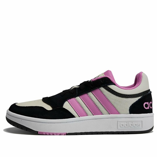 adidas アディダス レディース スニーカー  【(WMNS) adidas Hoops 3.0 Lifestyle Shoes Black White Pink HP6907】  サイズ US_7.5(24.5cm)
