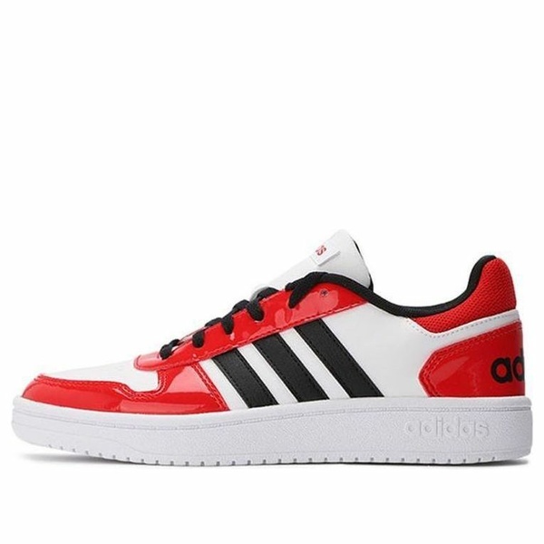 adidas アディダス レディース スニーカー  【(WMNS) adidas Hoops 2.0 \u0027Red White Black\u0027 H01211】  大きさ US_7(24.0糎)