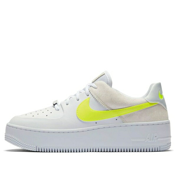 Nike ナイキ レディース スニーカー  【(WMNS) Nike Air Force 1 Sage Low \u0027White Lemon Venom\u0027 CW2652-100】  大きさ US_8(25.0糎)