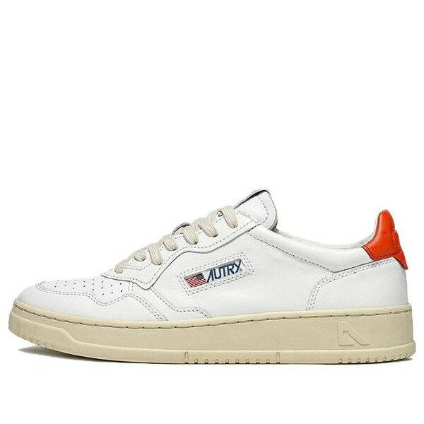 AUTRY オートリー レディース スニーカー  【(WMNS) Autry Medalist Low \u0027White Orange\u0027 AULW-LL24】  大きさ US_9(26.0珊)