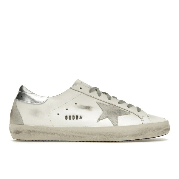 Golden Goose ゴールデングース メンズ スニーカー 【Golden Goose Super-Star White Silver】 サイズ US_11(29.0cm) White/Ice/Silver|asty