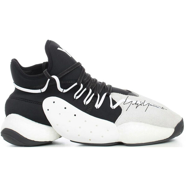 adidas アディダス メンズ スニーカー 【adidas Y-3 BYW Bball White Black】 サイズ US_12(30.0cm) Footwear White/Black/Black|asty