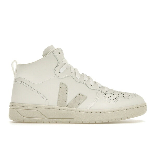 Veja ヴェジャ メンズ スニーカー 【Veja V-15 Leather White】 サイズ EU_38(23.0cm) White/White｜asty