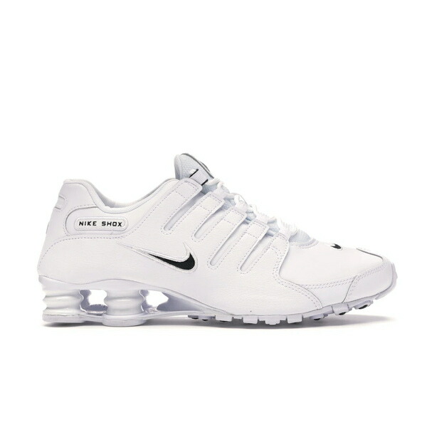 Nike ナイキ メンズ スニーカー 【Nike Shox NZ EU White Black】 サイズ US_9(27.0cm) White/Black-White|asty