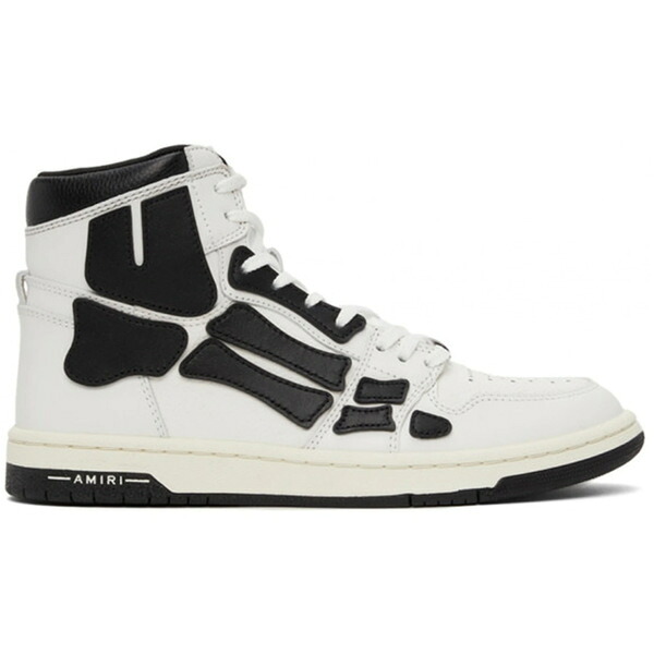 AMIRI アミリ メンズ スニーカー  【AMIRI Skel Top Hi White Black】  大きさ US_10(28.0糎) White/Black