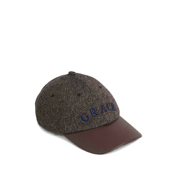 ウェールズ ボナー メンズ 鳥打ち帽 付属物 Grace cap Brown