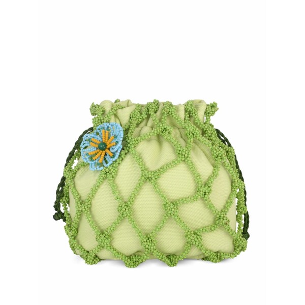 ロザンティカ レディース ハンドバック 御徒面子 Selene codette beaded bucket bag Green