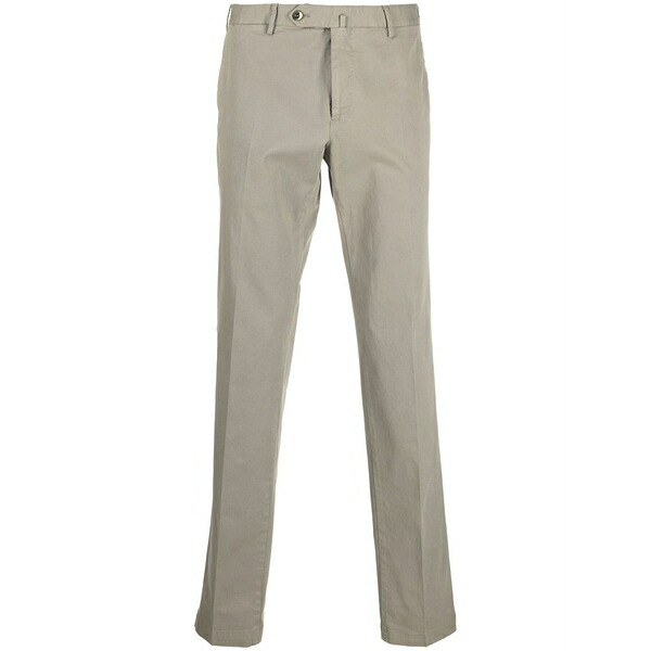 PTトリノ メンズ 心地好いズボン下 ボトムス Slim-fit chino trousers Grey