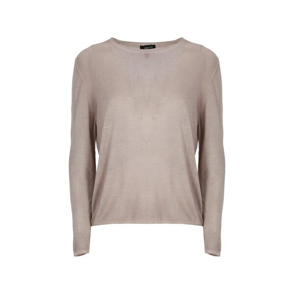 アヴァントワ レディース 編み物\u0026スウェーター アウター Long-sleeve sweater Pink