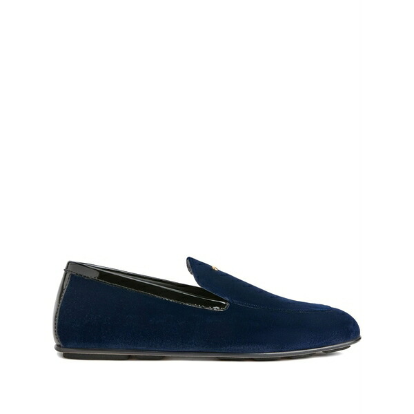 ジュゼッペザノッティ メンズ スリッポン・ローファー シューズ Gz driver velvet loafers Blue|asty