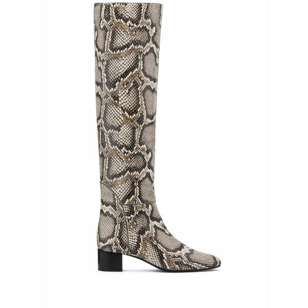 ジュゼッペザノッティ レディース ブーツ シューズ Doreen snakeskin-effect boots Brown