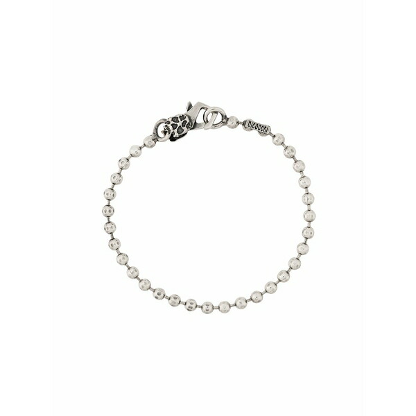 エマニュエレ ビコッキ メンズ ブレスレット・バングル・アンクレット 付属物 Ball chain bracelet Silver